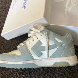 Off-White Blue and White Sneakers